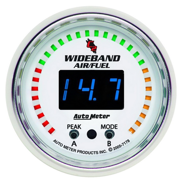 2-1/16" WIDEBAND PRO AIR/FUEL RATIO, 6:1-20:1 AFR, C2